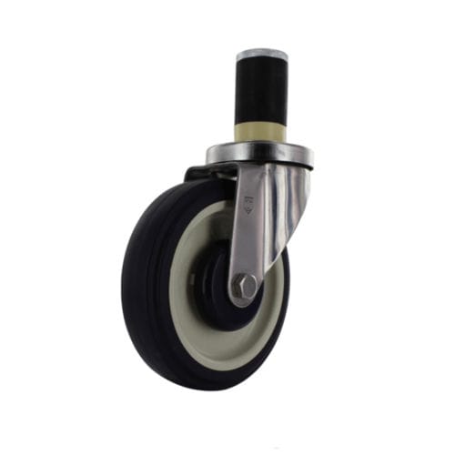 Roulette pivotante - T20X554CLDT - P&H Casters - à tige / en polypropylène / en acier inoxydable