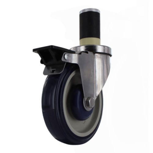 Roulette pivotante - T20X554CLDTT - P&H Casters - à tige / en polypropylène / en acier inoxydable