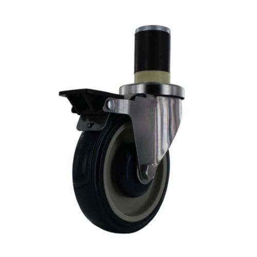 Roulette pivotante - T20X654CLDTT - P&H Casters - à tige / en polypropylène / en acier inoxydable