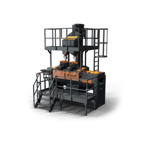 Grenailleuse à tablier retourneur - SBM - RÖSLER OBERFLÄCHENTECHNIK - pour métal / automatique