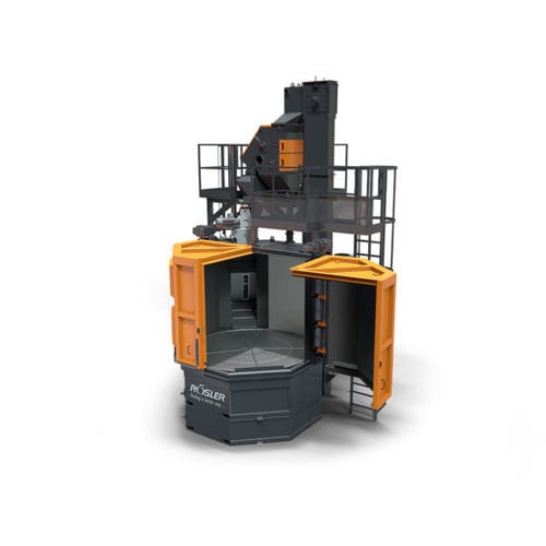 Grenailleuse à table tournante - RDT - RÖSLER OBERFLÄCHENTECHNIK - pour métal / automatique