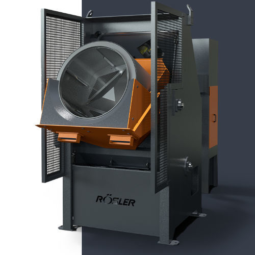 Grenailleuse à tambour rotatif - RMTS-80 - RÖSLER OBERFLÄCHENTECHNIK - pour pièces en plastique / automatique