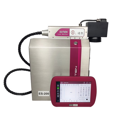 Machine de marquage laser à fibre - DES-200 series - Shanghai Dikai Coding Industry Co., Ltd - pour aluminium / intégrable / de code-barres