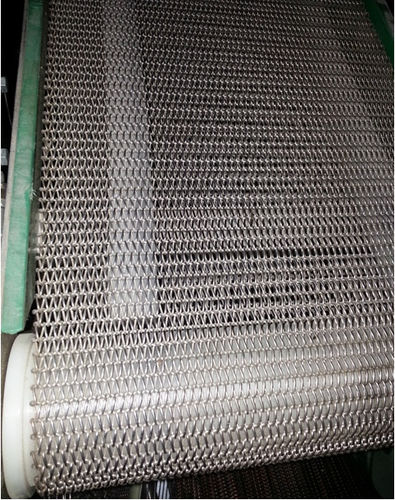 Bande de convoyeur grillagée - OSK 600 - Osaka Tel ve Telbant San.Tic.Ltd.Şti - en spirale / en inox / équilibrée