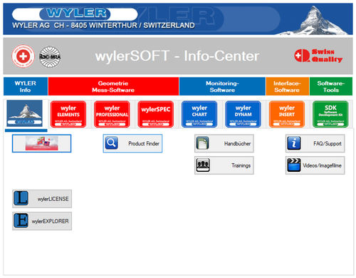 Logiciel de gestion - wylerSOFT - WYLER AG - de supervision / d'interface / de mesure