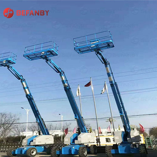 Nacelle télescopique automotrice - BEFANBY - hybride diesel-électrique / à moteur diesel / pour chantier