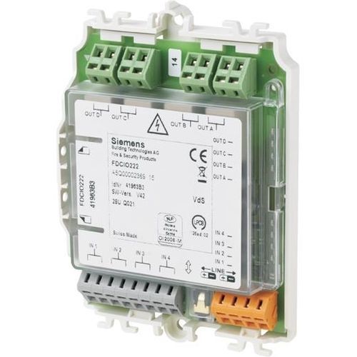 Module E/S numérique - FDCIO224  - Siemens Fire Safety - à 4 S / IP65