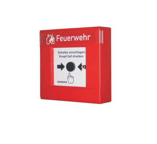 Déclencheur manuel d'alarme incendie - FDM223 - Siemens Fire Safety