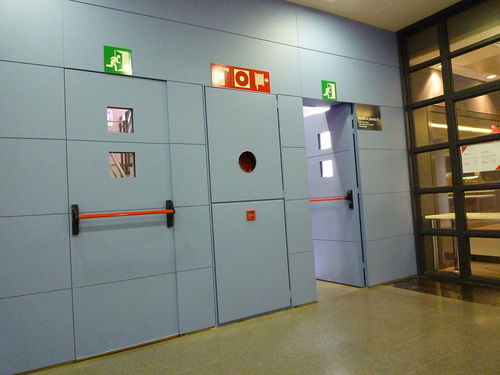 Porte piétonne - EI-60 - Talleres Alfa Torres - industrielle / pour l'intérieur / acoustique