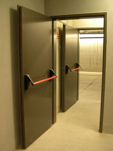 Porte piétonne - EI-90 - Talleres Alfa Torres - vitrée / industrielle / pour l'intérieur