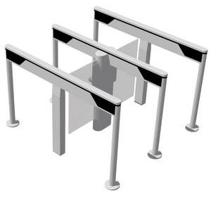 Tourniquet de demi-hauteur - SlimLane 945 Twin - AUTOMATIC SYSTEMS