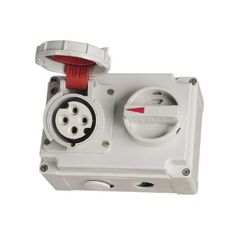 Prise et fiche murale - Utility Electrical Co., Ltd. - avec disjoncteur intégré