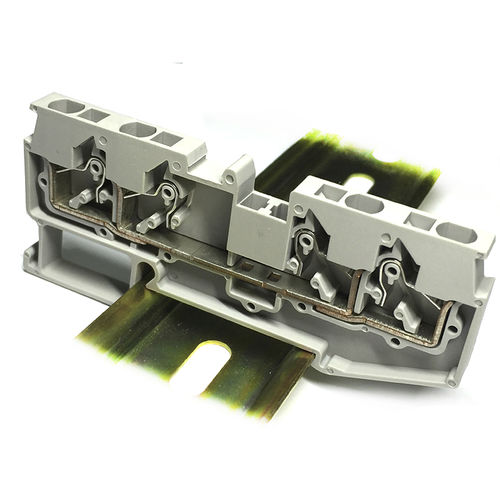 Bloc de jonction sur rail-DIN - JUT14 series - Utility Electrical Co., Ltd. - push-in / à ressort