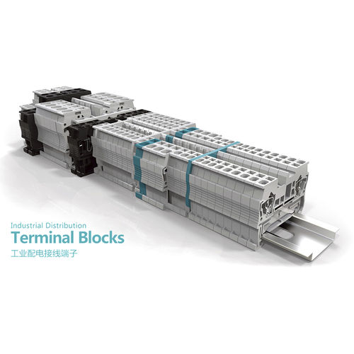 Bloc de jonction sur rail-DIN - JUT3 series - Utility Electrical Co., Ltd. - à connexion à ressort / sans vis / en matière plastique
