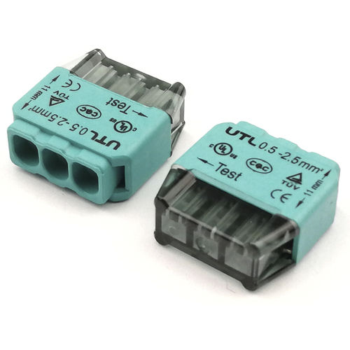 Bloc de jonction push-in - UC41-03-GN - Utility Electrical Co., Ltd. - sans vis / à ressort / à connexion rapide