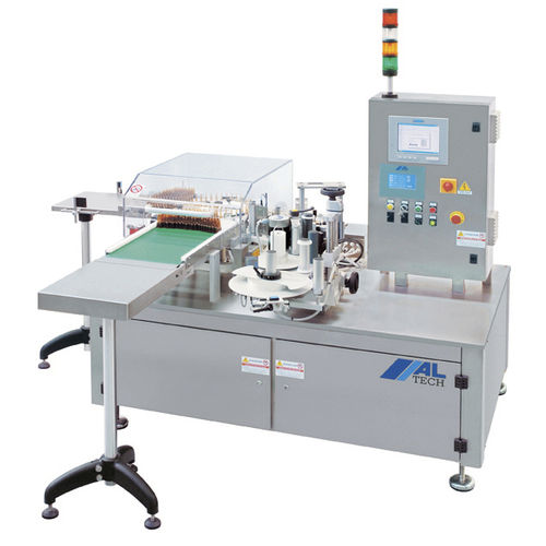 Machine d'étiquetage automatique - ALpharma A - ALTECH - pour l'industrie pharmaceutique