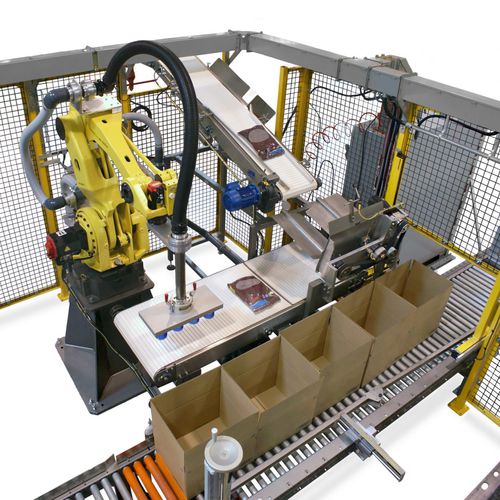 Encaisseuse robotisée - LRC-500 - Mpac Langen - à chargement par le haut / pour denrées alimentaires / pour applications médicales