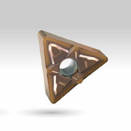 Plaquette de coupe de finition - OP1515 - OKE Precision Cutting Tools Co., Ltd. - de lame / pour acier inoxydable / triangulaire