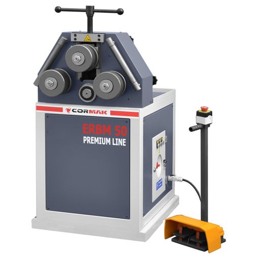 Cintreuse hydraulique - ERBM50 - Cormak - de tubes / de profilés / à 3 galets moteurs