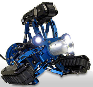 Robot d'inspection à chenilles - Versatrax Vertical Crawler™ - Inuktun InCommand Robotics LLC - avec éclairage à LED / étanche / fonctionnement vertical