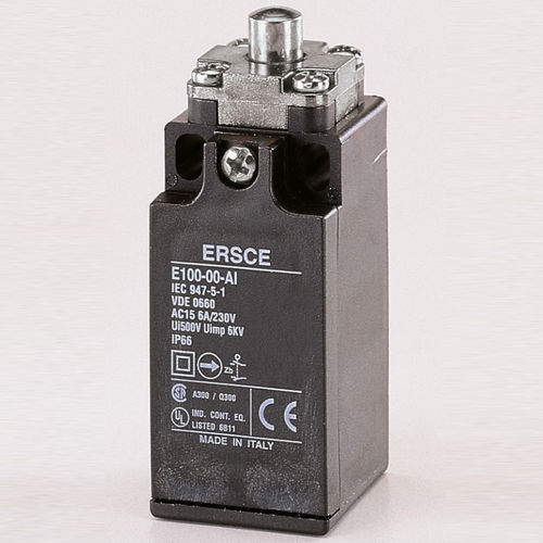 Contact fin de course pour actionneur - E10000AI - BREMAS BETTER SWITCHES - IP66 / de sécurité / avec plongeur