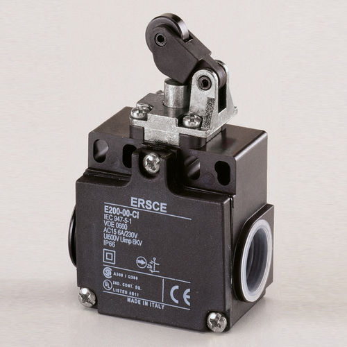 Contact fin de course pour actionneur - E20000CI - BREMAS BETTER SWITCHES - de sécurité / avec levier à galet / pour l'industrie