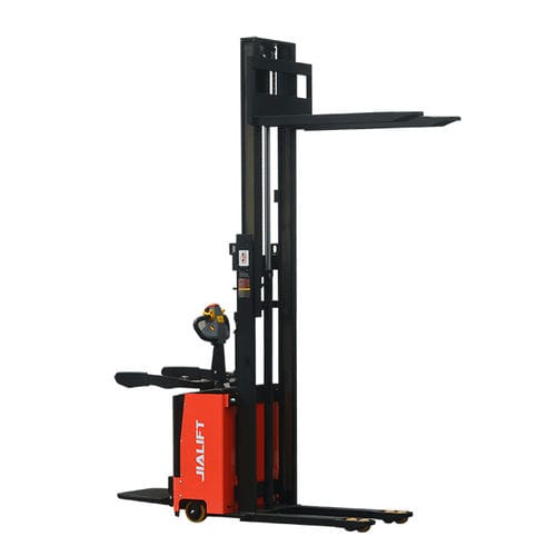Gerbeur électrique - CL20A series - Zhejiang Jialift Warehouse Equipment Co., Ltd - avec plate-forme pour conducteur / 24 V / pour élévation