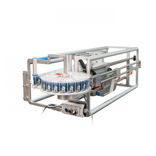 Applicateur d'étiquettes pour l'industrie pharmaceutique - 500 VFFS / HFFS - HERMA GmbH - pour l'industrie agroalimentaire / pour étiquettes auto-adhésives / compact