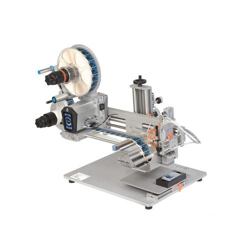 Système d'étiquetage semi-automatique - 414 - HERMA GmbH - pour applications sur le dessus / compact