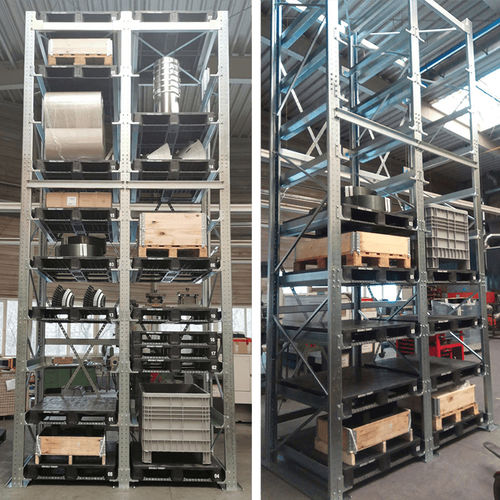 Rayonnage cantilever - Böckelt - modulaire / pour charges lourdes / pour boîtes