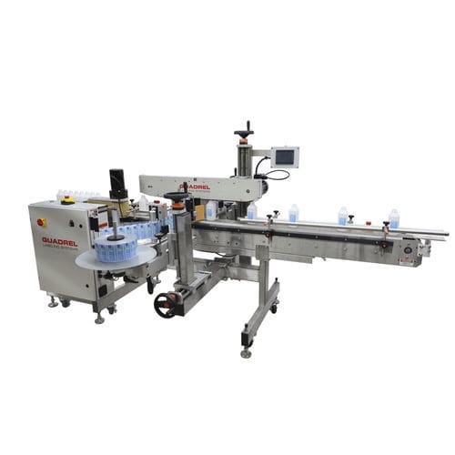 Étiqueteuse automatique - ECONOLINE FRONT/ BACK - Quadrel Labeling Systems - pour emballage / pour applications cosmétiques / pour l'industrie de la mise en bouteille