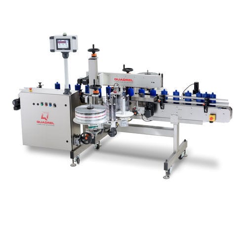 Étiqueteuse automatique - TECHLINE FRONT/BACK - Quadrel Labeling Systems - pour emballage / pour applications cosmétiques / pour l'industrie pharmaceutique