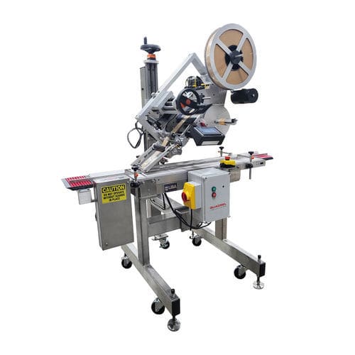 Applicateur d'étiquettes contrôlé par PLC - Q105 - Quadrel Labeling Systems - pour emballage / pour applications sur le côté / pour l'industrie de l'emballage