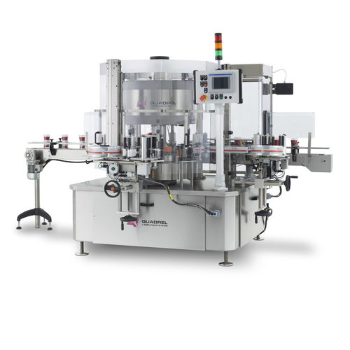 Étiqueteuse à haute vitesse - Quadrel Labeling Systems - automatique / pour bouteilles / pour applications sur le côté