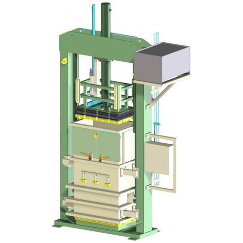 Presse à balles verticale - Valvan Baling Systems NV - à chargement par le haut / à piston descendant