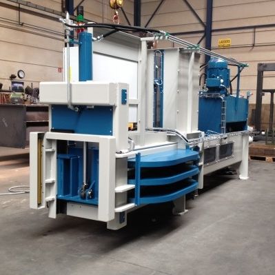 Presse à balles pour textiles - HS - Valvan Baling Systems NV - horizontale / à chargement par le haut / à canal