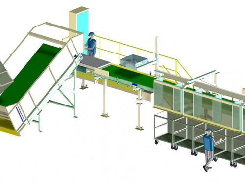 Système de tri par couleurs - FIBERSORT - Valvan Baling Systems NV - automatique / pour textiles