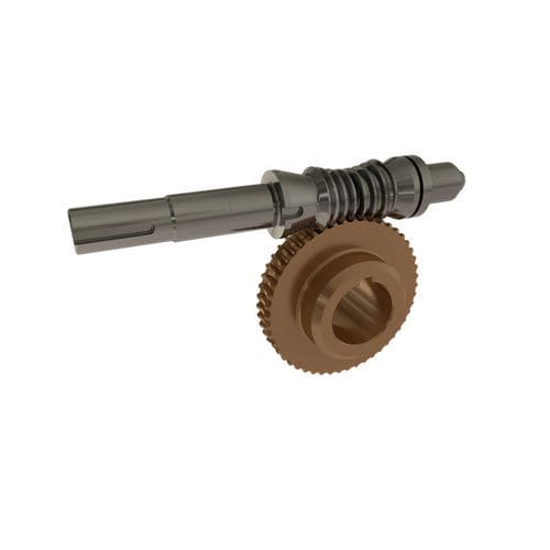 Engrenage à vis sans fin - Cone Drive Operations, Inc. - spiralé / à moyeu / en acier inoxydable