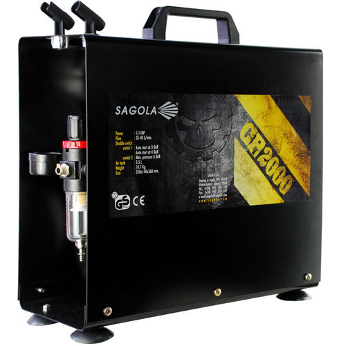 Compresseur à piston - CP 2000 - SAGOLA S.A.U. - d'air / à moteur électrique / portable
