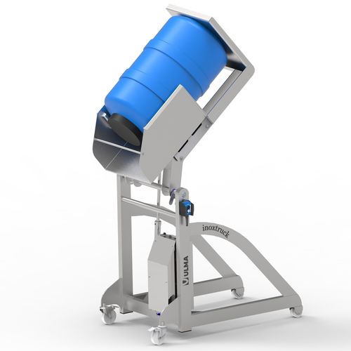 Basculeur électrique - EBT300D DRUM/BARREL - Inoxtruck - de fût / pour l'industrie agroalimentaire / en acier inoxydable