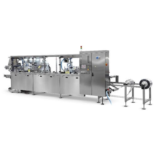 Thermoformeuse, remplisseuse, scelleuse en PS - ARCIL DP100 - SYNERLINK - pour emballage / automatique / compact