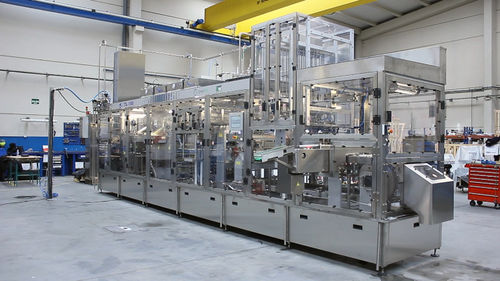Remplisseuse operculeuse automatique - DP40C - SYNERLINK - de gobelets / pour produits laitiers / pour la production de crème glacée