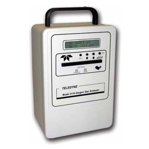Analyseur d'oxygène - 3110 series - Teledyne Analytical Instruments - de trace / portable / compact