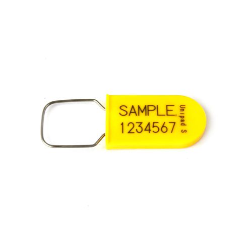 Scellé de sécurité en polypropylène - Unipad S - Universeal (UK) Ltd - en métal / pour cadenas / pour caisses