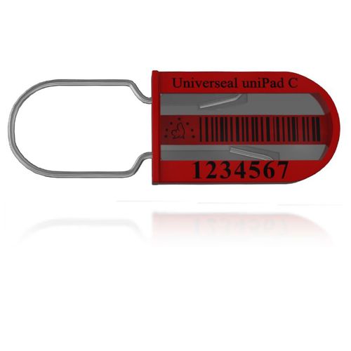 Scellé de sécurité en métal - Unipad C - Universeal (UK) Ltd - en plastique / pour cadenas / pour caisses