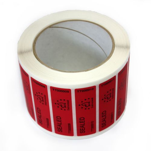 Étiquette à transfert thermique - UV003-S-RES-R - Universeal (UK) Ltd - de sécurité / auto-adhésive / VOID