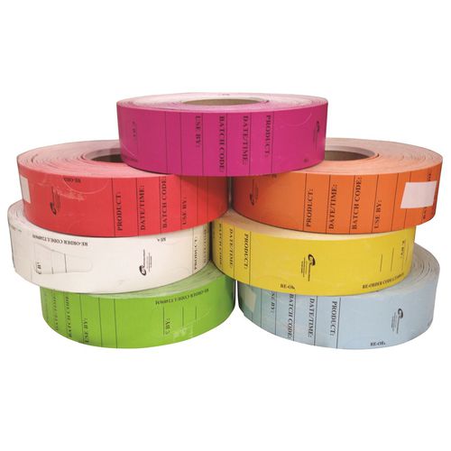 Tag d'identification - UVTAG-MDLT - Universeal (UK) Ltd - à transfert thermique / imprimé / pour l'industrie alimentaire et de la boisson