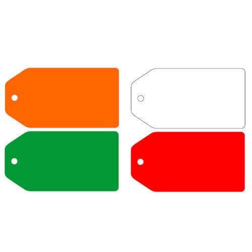 Tag d'identification - UVTAG500-190100 - Universeal (UK) Ltd - adhésif / d'inspection / en polypropylène