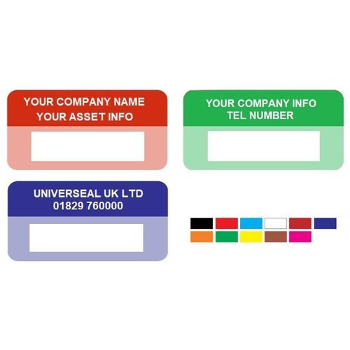 Étiquette d'identification - UVLBLWS - Universeal (UK) Ltd - imprimable / imprimée / adhésive