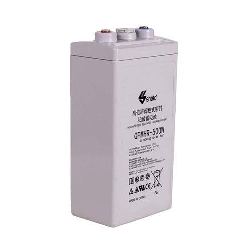Batterie à régulation par soupape - GFMHR series - Shoto / Shuangdeng Group Company Limited - de bloc / 2 V / pour onduleur